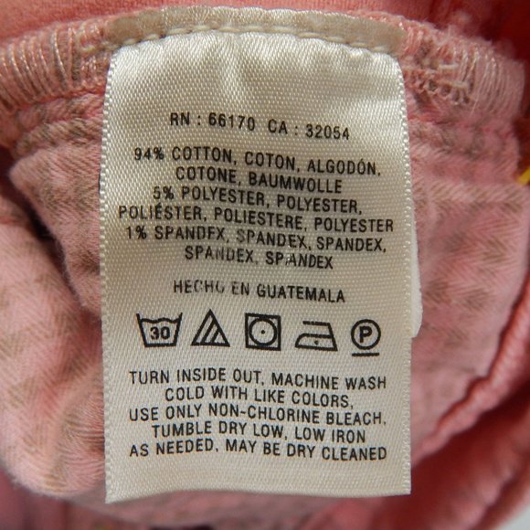 Pilcro and Letterpress No. 27 Mid Rise Shorts Pink Women's Pink Size 27 - Picture 11 of 13